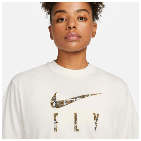 Nike Γυναικεία κοντομάνικη μπλούζα Dri-FIT Swoosh Fly